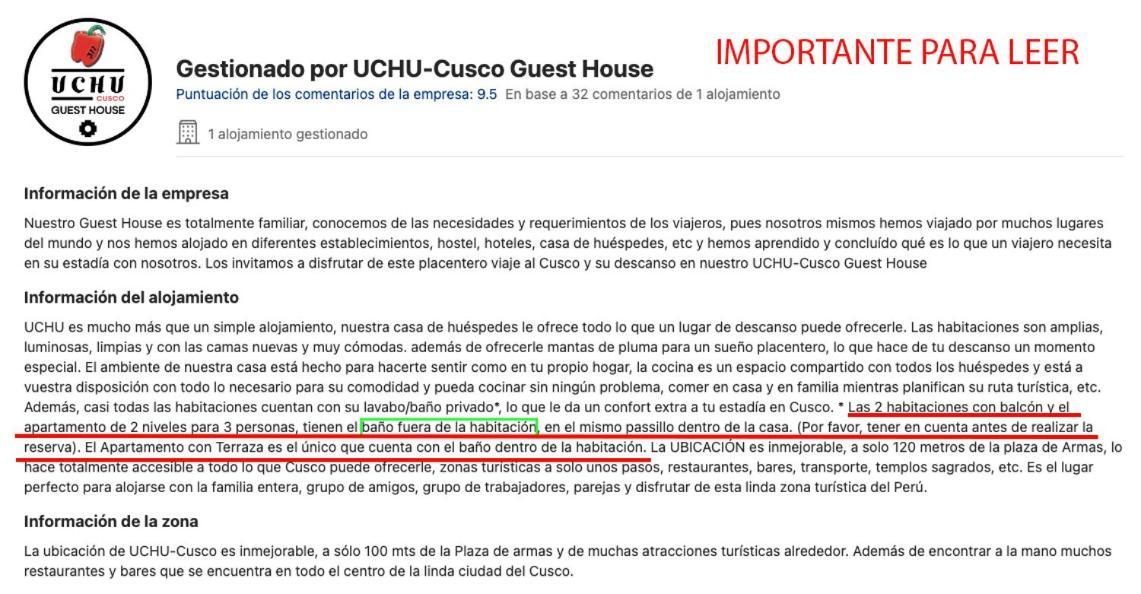 Uchu Cusco - Guest House Exterior photo
