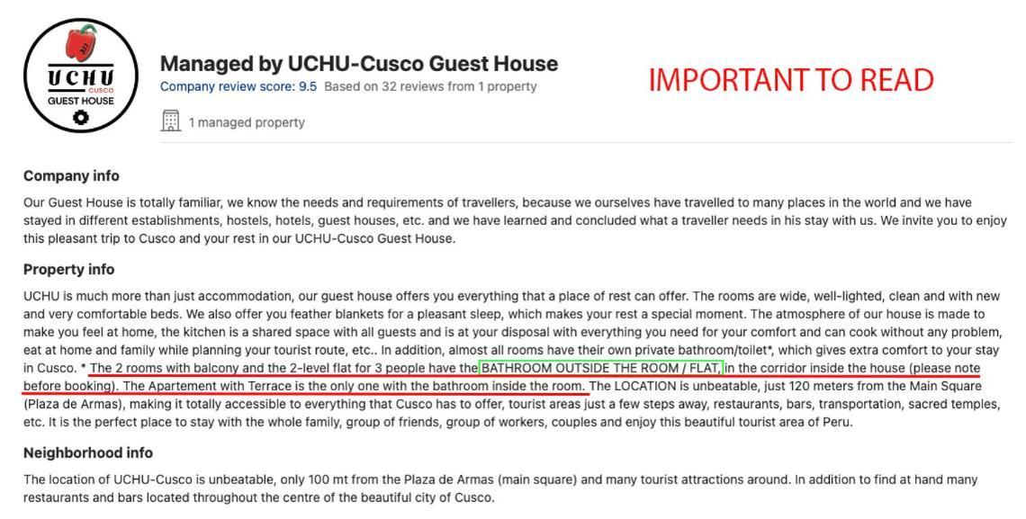 Uchu Cusco - Guest House Exterior photo